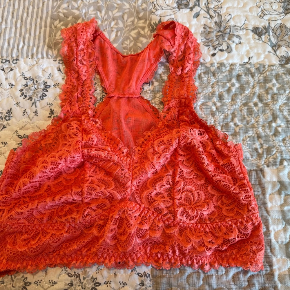 Torrid Coral Lace Bralette